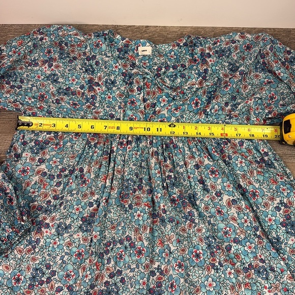 Warm Brand Women’s Floral Peasant Blouse Size 2 - Picture 5 of 6